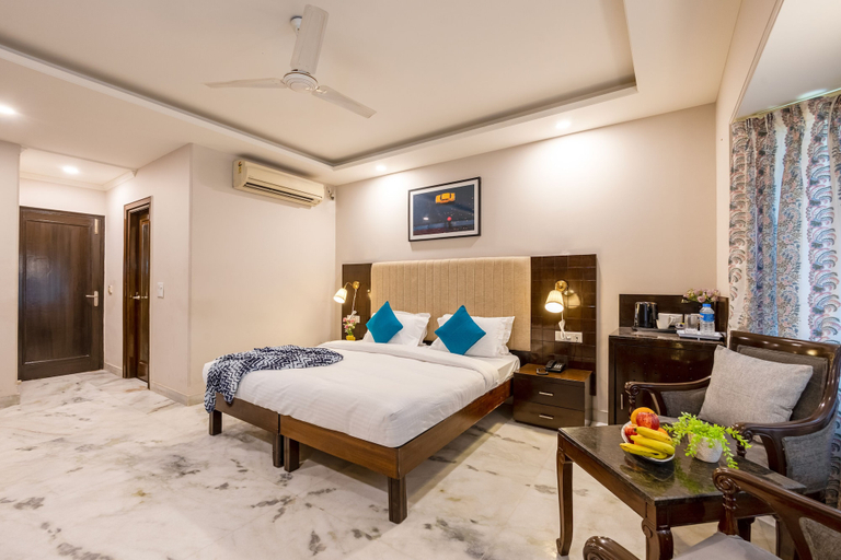 Bedroom 2, Flxho Tribe - Bespoke Hotel - Arjun Marg, Gurgaon