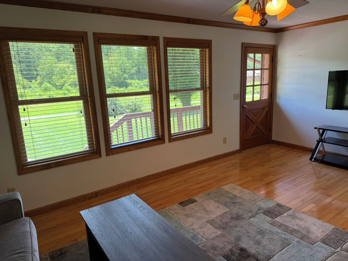 View from room, Shuler Farm, Graham