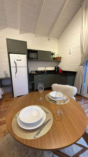 Private kitchen 3, Chalé Carmenere - Vila Chamonix, Urubici