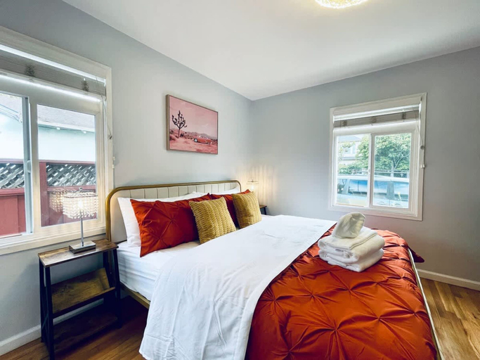 Room 2, Sanmateo Cozy Central 3b1b Home Garage Parking AC, San Mateo