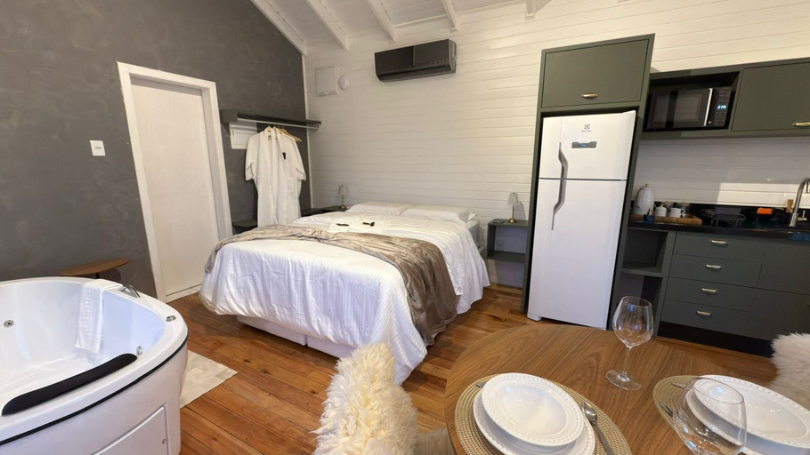 Room 4, Chalé Carmenere - Vila Chamonix, Urubici