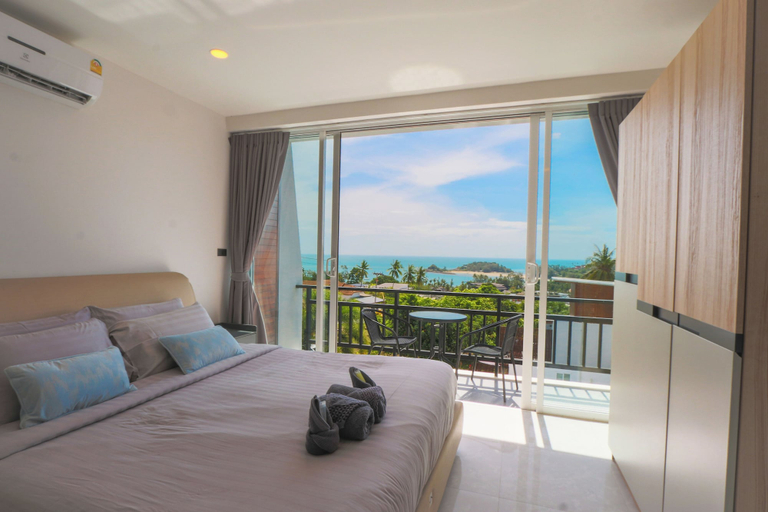 Room 2, Sea View Front&Back Pool Near Beach V240, Ko Samui