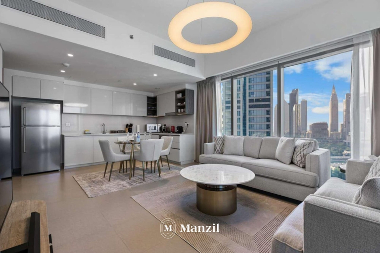 Living area 4, Manzil - Luxury 2BR Next to Dubai Mall, Dubai
