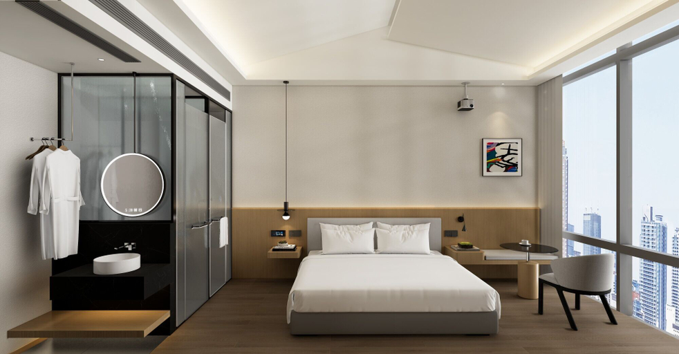 Bedroom 2, Chongqing Haoting Riverside Hotel, Chongqing