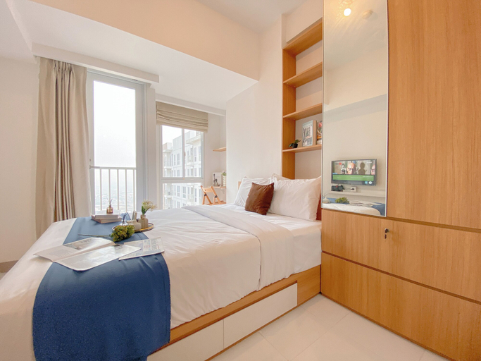 Bedroom 3, Wooden Style Studio At Apartment Tokyo Riverside Pik 2, Tangerang