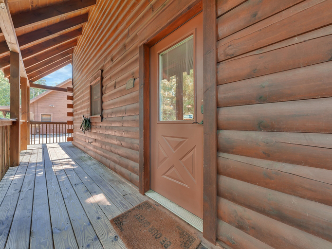 Exterior detail, Chillin N Grillin 2 Bedroom Cabin, Sevier