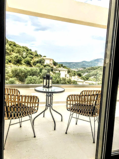 Balcony view 2, LefkoParga luxury Suites, Epirus