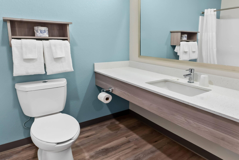 Bathroom 5, Woodspring Suites Greenville Airport, Greenville