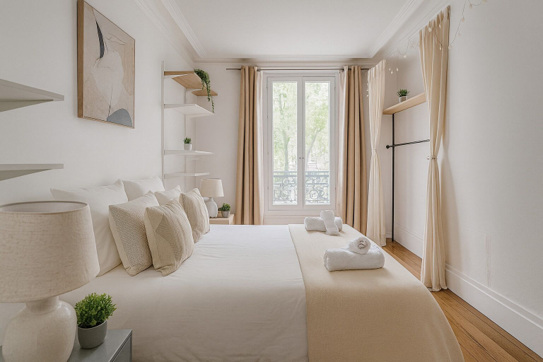 Bedroom 2, Spacieux appartement a Montmartre, Paris