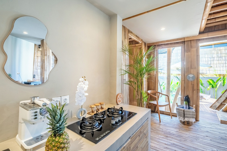 Private kitchen 3, Noon Bamboo Villas, Badung