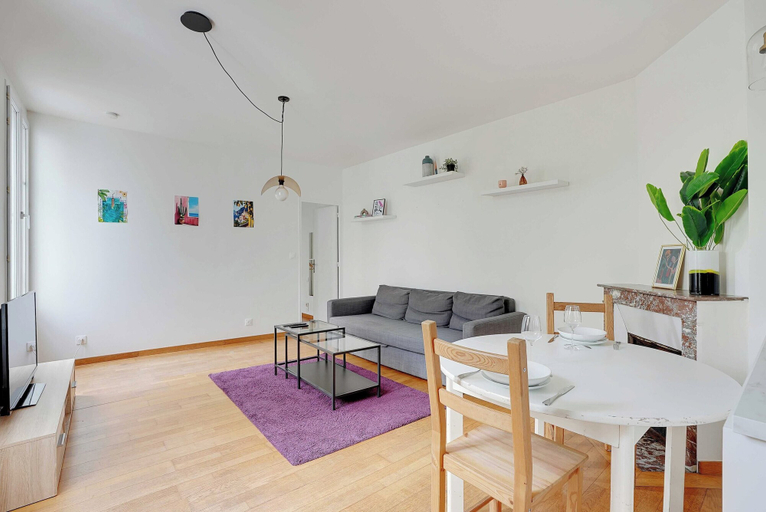 Living area 2, Bright Apartment 1br/2p - St Ouen, Seine-Saint-Denis