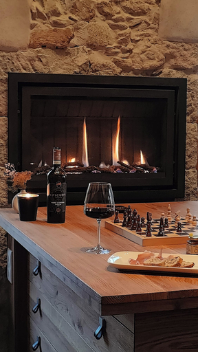 Fireplace, Ab 1 Person: Luxusgaleriewohnung mit eigener Sauna und 2 Kaminöfen Nähe Sächsische Schweiz Dresden, Bautzen