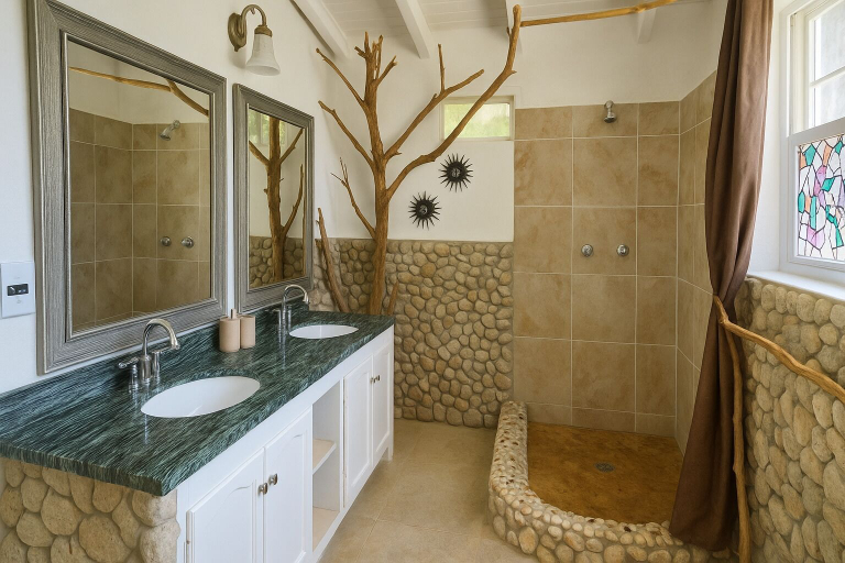 Bathroom 4, Crystals Villa Hotel