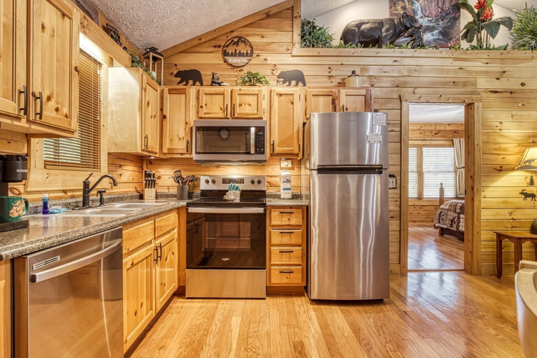 Private kitchen 2, Er80 - Can't Bear To Leave 2 Bedroom Cabin, Sevier