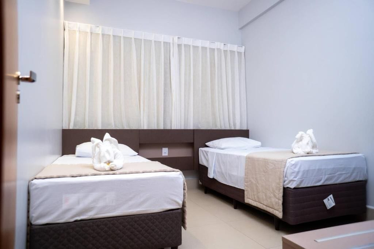 Bedroom, Lagoa EcoTowers Resort - LAGOA OFICIAL, Caldas Novas