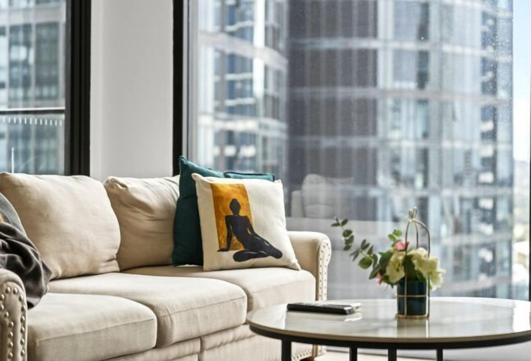 Interior 2, Waterview 1Bedroom Plus Study Room at Wentworth Point, Sydney