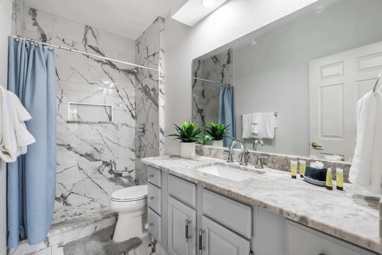 Bathroom 4, Fairway Follies Luxury Retreat, Stone