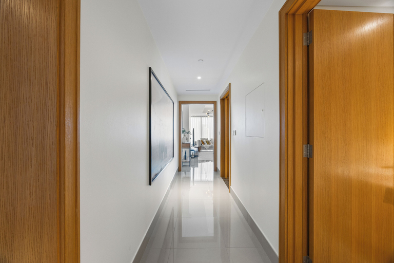 Living area, Opera Grand 2BR with Burj Fountain View, Dubai