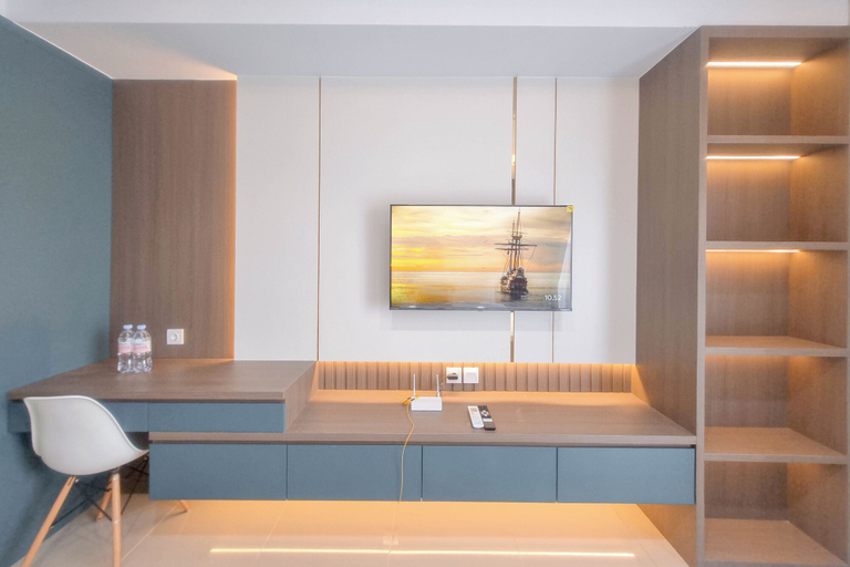 Interior, Modern Furnished Studio At Patraland Amarta Apartment, Sleman