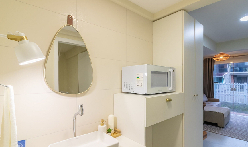 Bathroom, Apartment With 1 Suite 90 m From the Beach Sem0012, Barra Velha