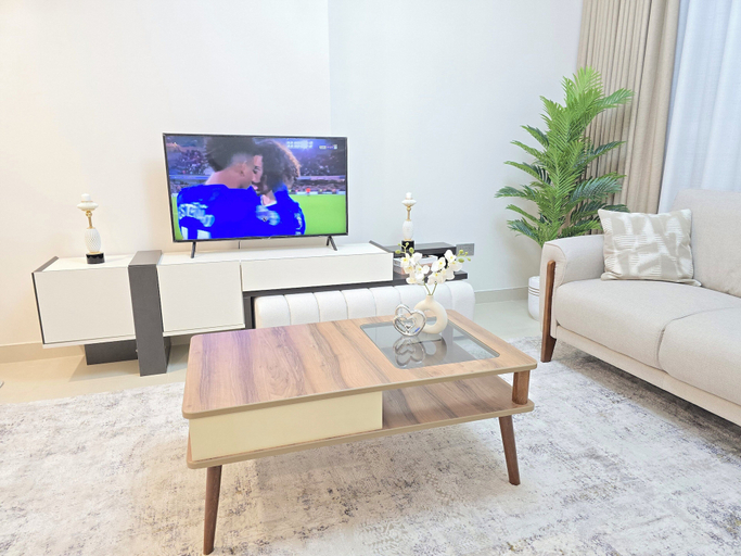 Living area 2, LUXURY BOULEVARD 2BHK, Abu Dhabi City