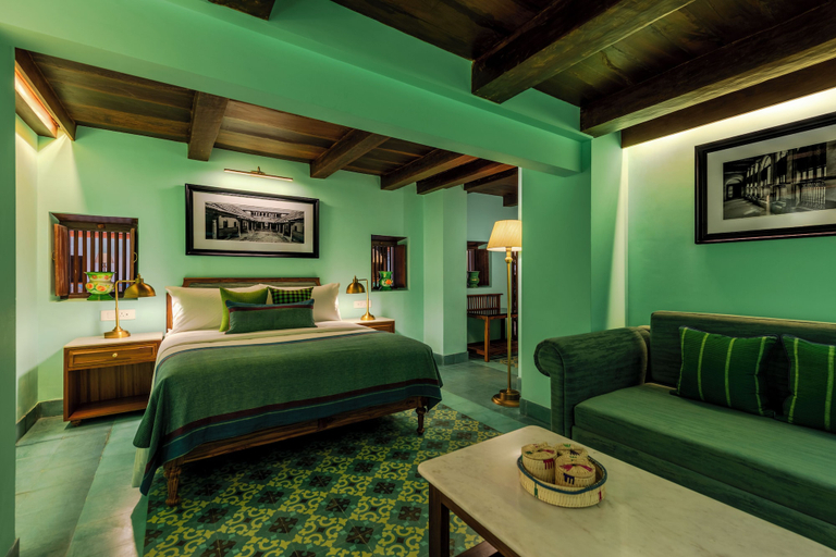 Bedroom 2, THE Lotus Palace Chettinad, Sivaganga