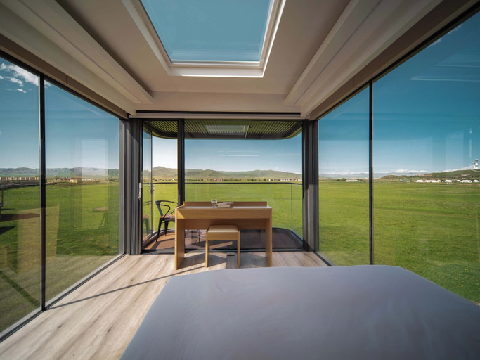 View from room 4, Hongyuan Weilu Nomadic Luxury Camp, Ngawa Tibetan and Qiang
