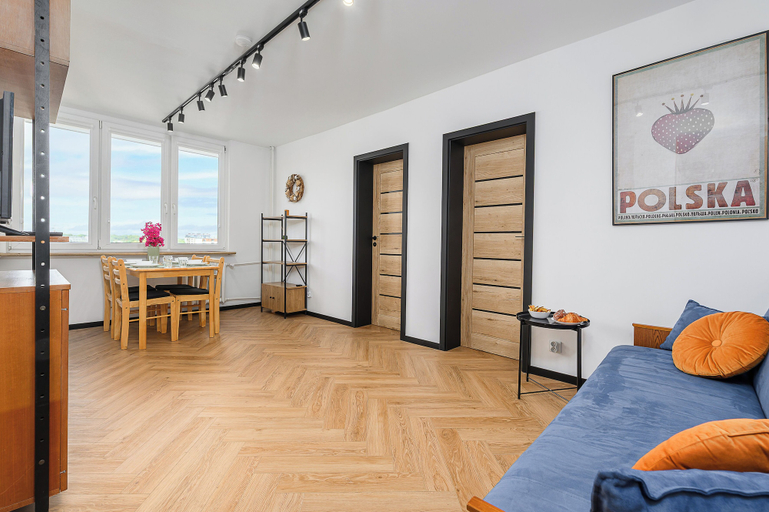 Living area 2, P&O Apartments Piwarskiego, Warsaw