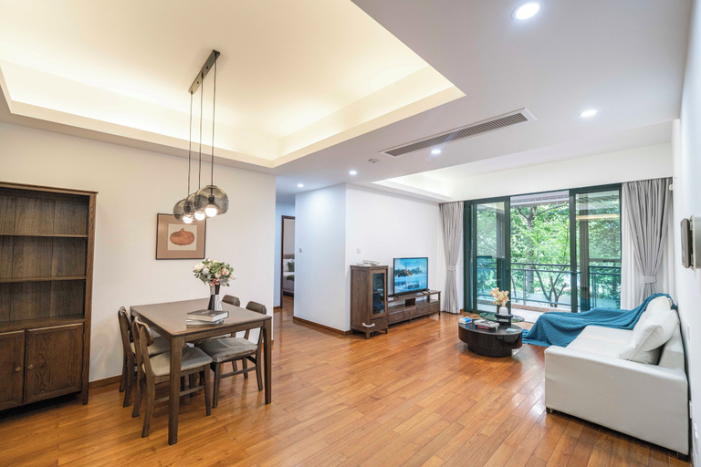 Living room 2, Tyms 2BR APT Lujiazui Renheng Riverside, Shanghai