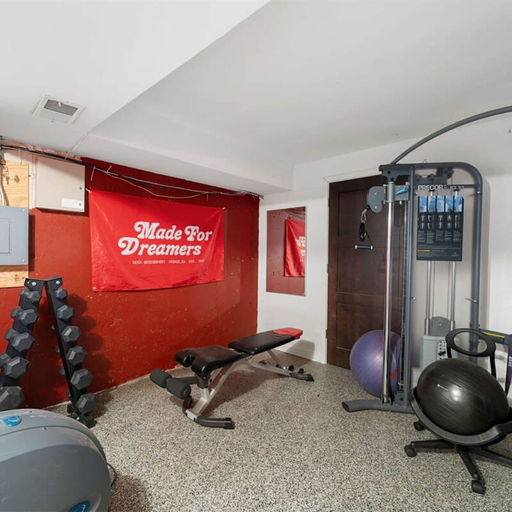 Fitness facility, 5BR 5BA Architectural Estate-theatre Gym Rooftop, Cook