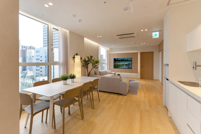Living area 4, Majestic Seoul Stay, Jung