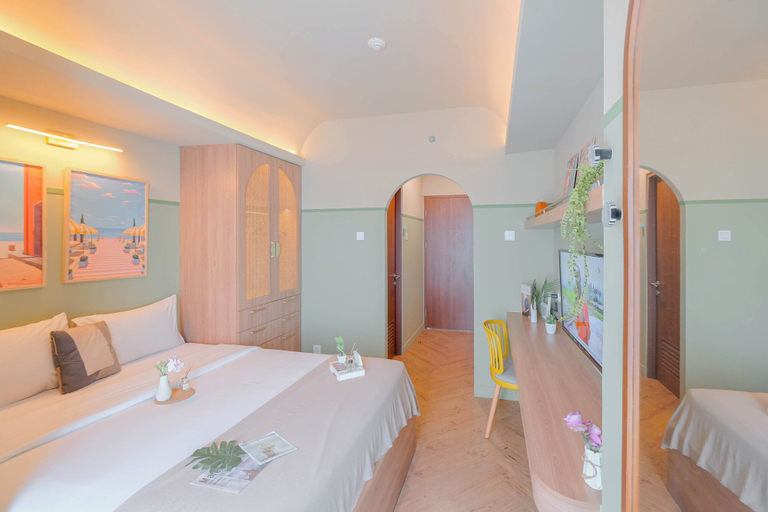 Bedroom 4, Chic Style Studio Apartment Grand Kamala Lagoon Bekasi, Bekasi