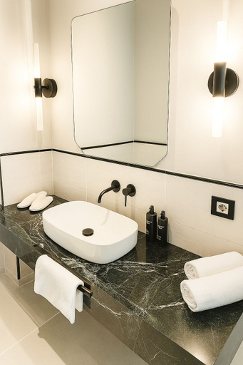 Bathroom 3, Hotel Santa Maria Maggiore, Rome