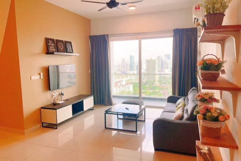 Living area 5, GYDEN STAYCATION #Pinnacle Tower at JB City Centre, Johor Bahru