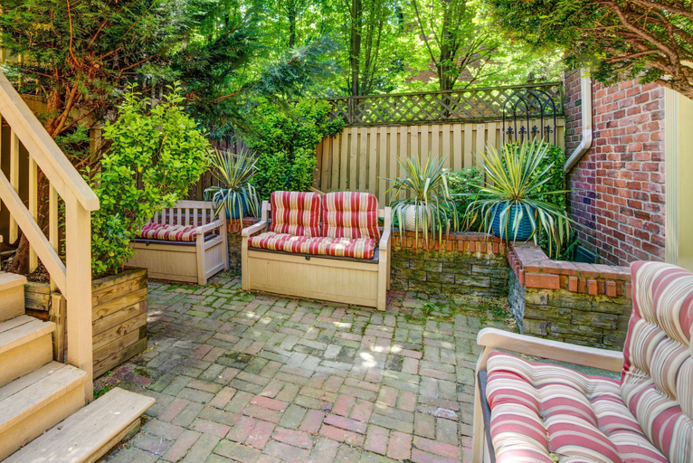 Terrace/patio, Logan Mansion Suite 1 2 Bedroom Apartment Hotel, Washington D.C.