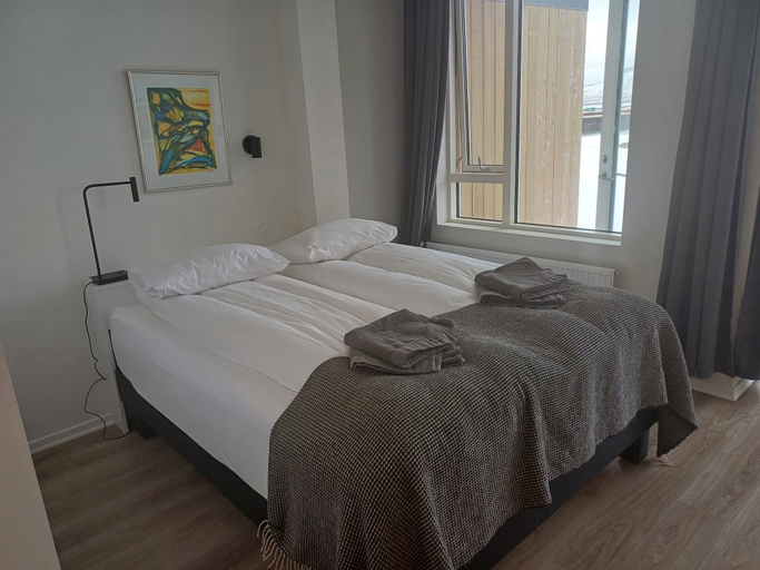 Bedroom, Hafnir Apartments, Eyrarsveit