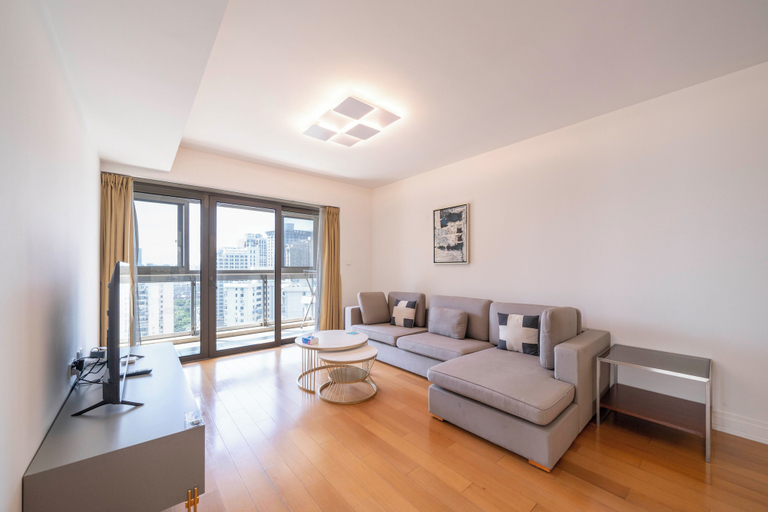 Living room 2, Tyms Comfortable 2BR 1BA Apt Xujiahui, Shanghai