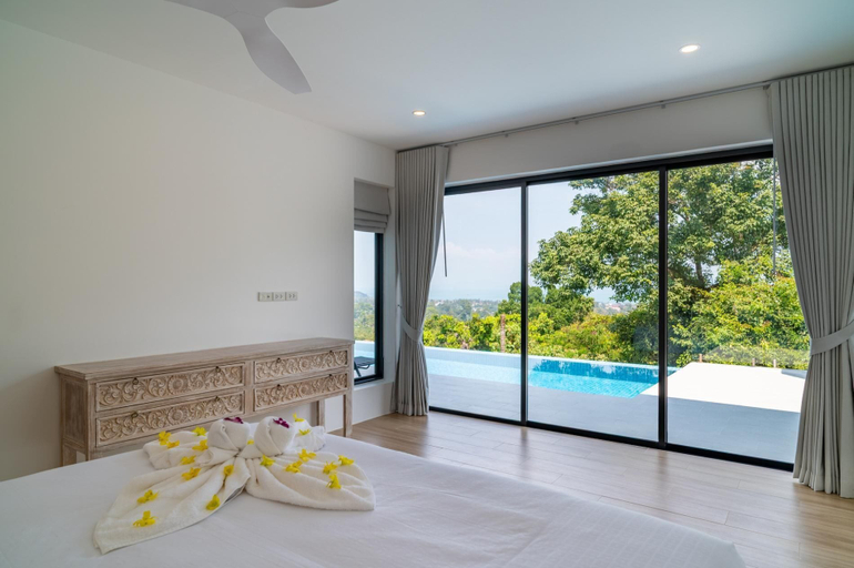 Room 3, Brand New 3 bed Sea View Villa - KBR31, Ko Samui
