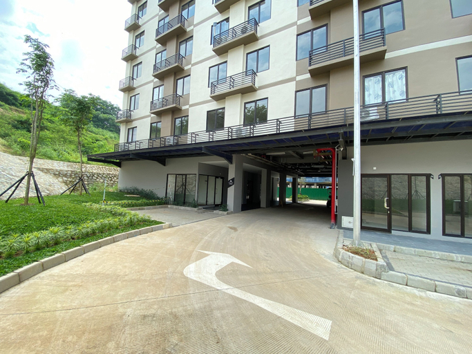 Exterior 5, Modern Minimalist With Wooden Touch Studio At Apartment Meikarta, Cikarang