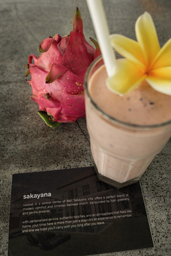 Food & Drinks 5, Villa Sakayana, Badung