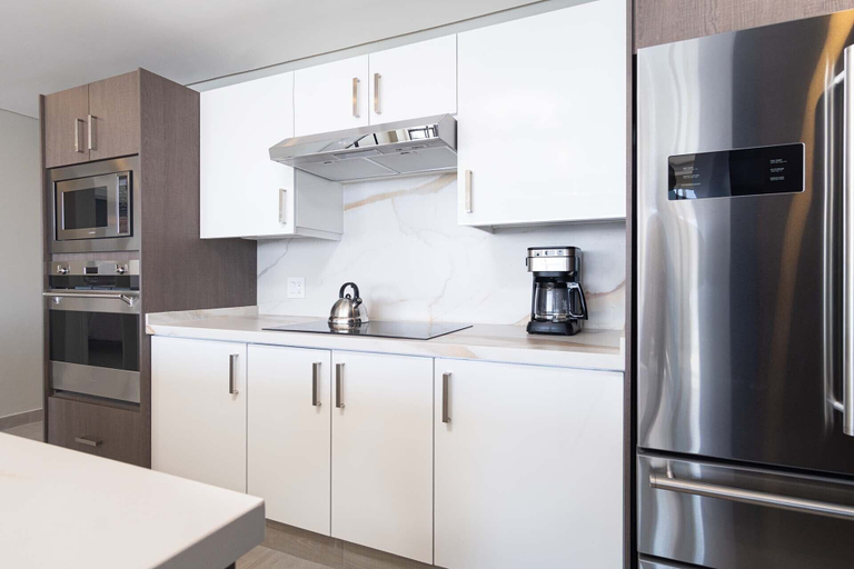 Private kitchen 3, Splash in New Lazy River/stay in Modern Luxury Encantame C-705, Puerto Peñasco