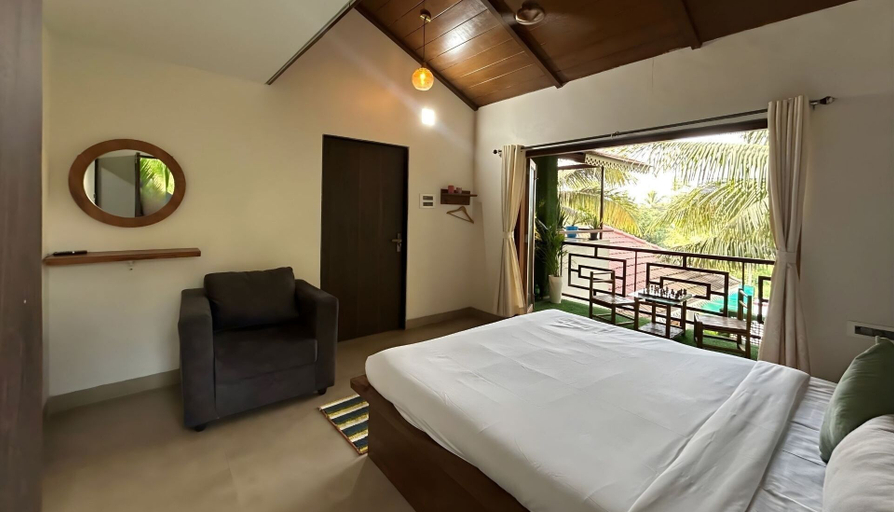 Room 3, Stay Leisurely Blue Leaf 3BHK Alibaug, Raigarh