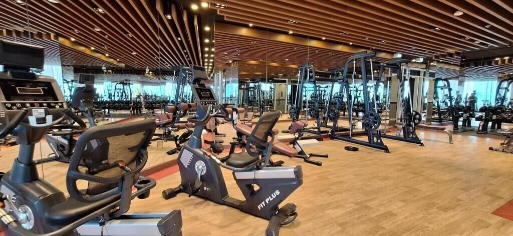 Gym, Manzil - Luxury 2BR w Pool and Burj View, Dubai