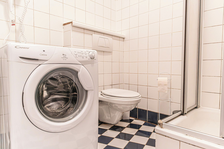 Bathroom 2, Basic 2BR Apt Near Westbahnhof, Wien