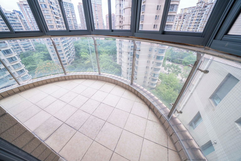View from room, Tyms 1BR APT Gubei International Garden, Shanghai