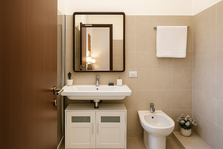 Bathroom 5, Colosseo Rooms, Rome