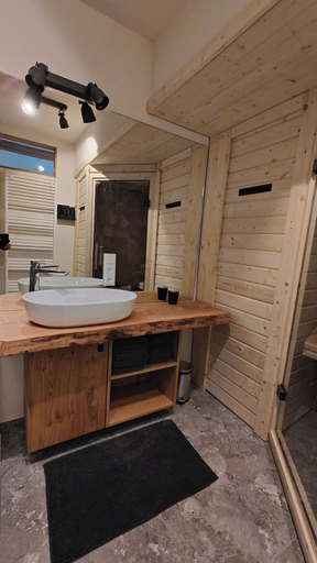 Bathroom, Ab 1 Person: Luxusgaleriewohnung mit eigener Sauna und 2 Kaminöfen Nähe Sächsische Schweiz Dresden, Bautzen