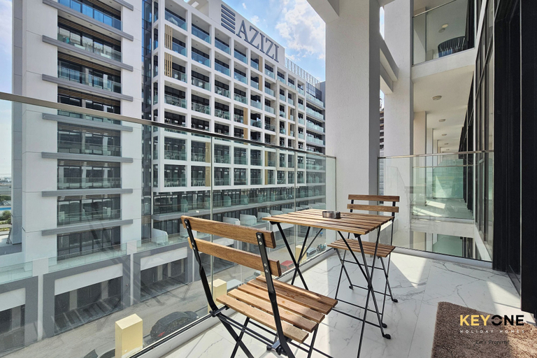 Balcony, Splendour Living 1BR at Azizi Riviera, Dubai