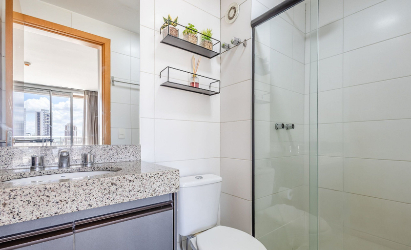 Bathroom 2, Complete Stay and Pool in Aguas Claras - DPA, Brasília
