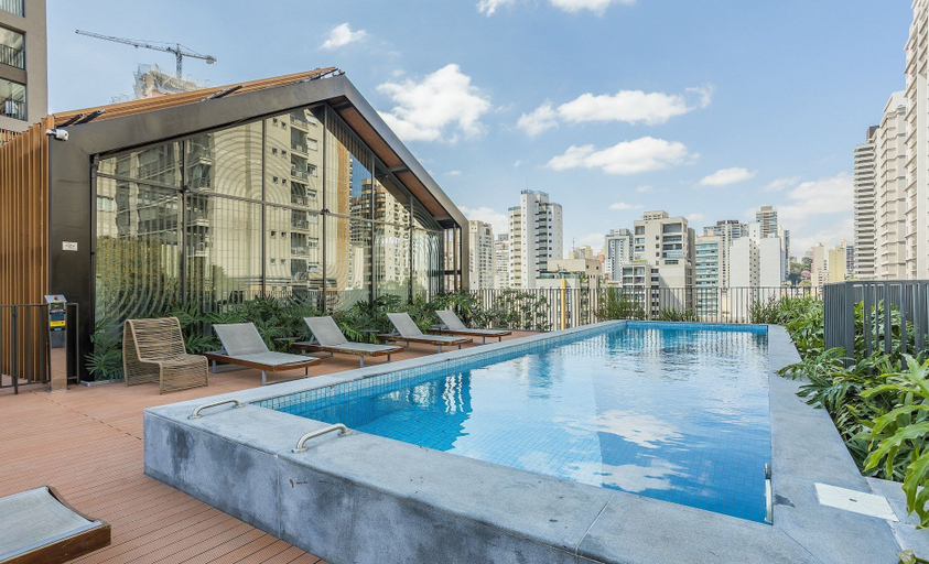 Pool 4, Studios in a Building With Pool and Gym in Perdizes - ABY, São Paulo